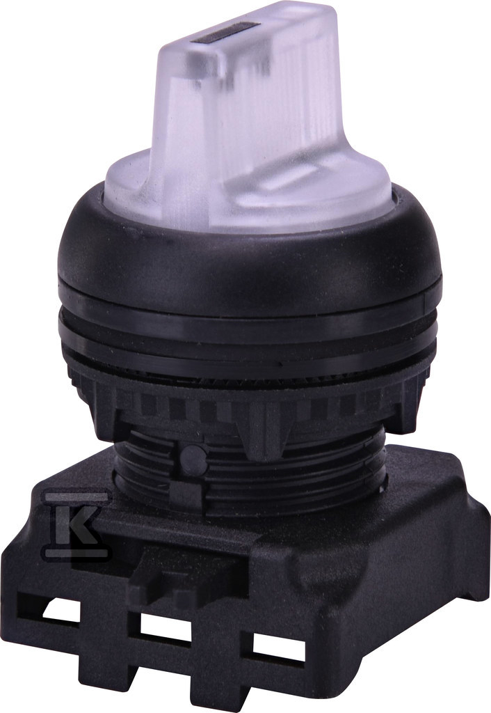 Napęd pokrętny piórkiem 2-położeniowy, z powrotem, podświetlany - opal EGS2I-S-W 004771332 - obrazek 1