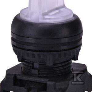 Napęd pokrętny piórkiem 3-położeniowy, bez powrotu, podświetlany – opal EGS3I-NN-W 004771365 Napęd pokrętny piórkiem 3-położeniowy, bez powrotu, podświetlany – opal EGS3I-NN-W 004771365
