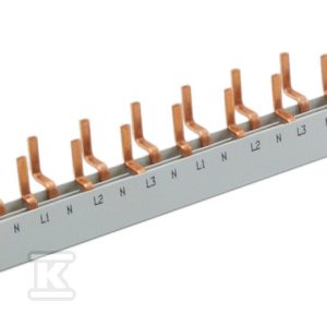 Izolowana szyna zbiorcza-sztyftowa 10 mm2 (do wyłączników ETIMAT 1N z EFI-2),1p+N,12modułów SKN0032/10 002921155 Izolowana szyna zbiorcza-sztyftowa 10 mm2 (do wyłączników ETIMAT 1N z EFI-2),1p+N,12modułów SKN0032/10 002921155