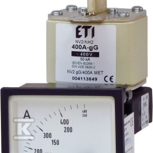 Wkładka bezpiecznikowa – NH1 gG 100A/400V MET – pomiarowa gG 004113836 Wkładka bezpiecznikowa – NH1 gG 100A/400V MET – pomiarowa gG 004113836