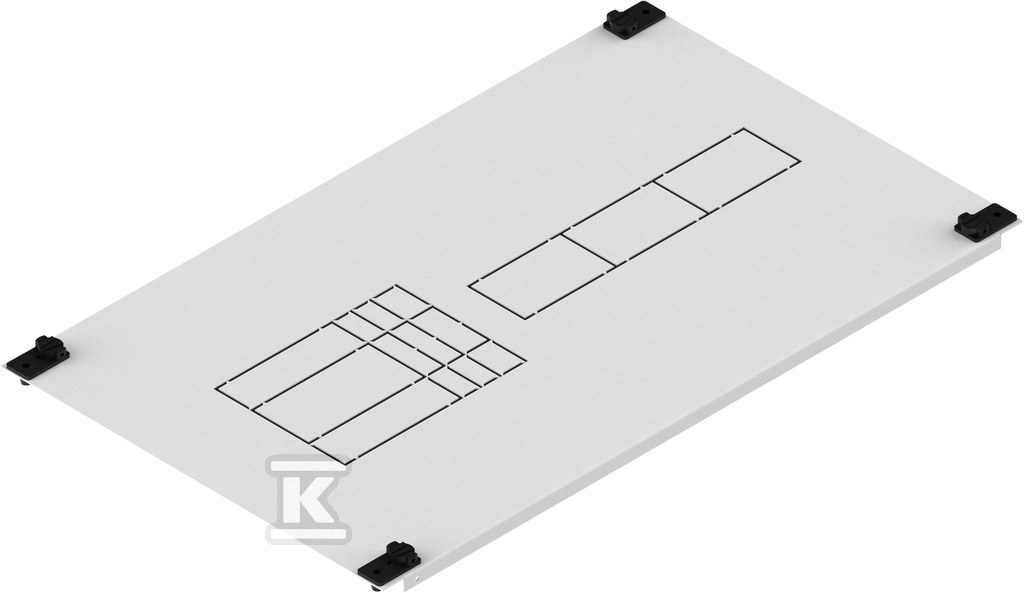 Osłona 1xEB2/ED2 125,160,250A 3,4P i 12 modułów (500x300) CP 2-2 E12 M 001101483 - obrazek 1