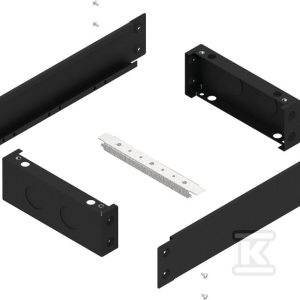 Cokół o wysokości 100mm RAL9005 do obudów HXS300 o szerokości 2 (550) PH1 D3-W2 001336910 Cokół o wysokości 100mm RAL9005 do obudów HXS300 o szerokości 2 (550) PH1 D3-W2 001336910