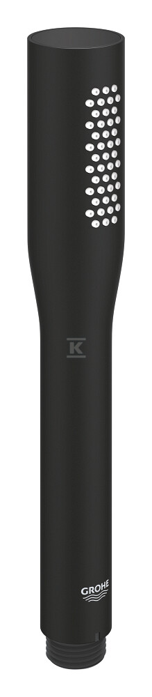 Prysznic ręczny Euphoria Cosmopolitan Stick 1 strumieniowy, ogranicznik 9,5 l/min, czarny mat 22126KF0 - obrazek 1