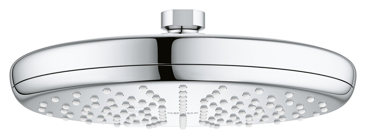 Tempesta 210 Prysznic górny, jednostrumieniowy (strumień Rain), chrom, średnica 210 mm, oszczędność wody Water Saving, ogranicznik przepływu 6.6 l/min 26409000 - obrazek 1