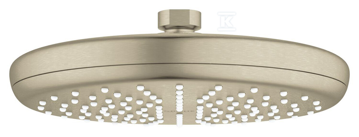 Tempesta 210 Prysznic górny, jednostrumieniowy (strumień Rain), nickel, średnica 210 mm, oszczędność wody Water Saving, ogranicznik przepływu 6.6 l/min 26409EN0 - obrazek 1