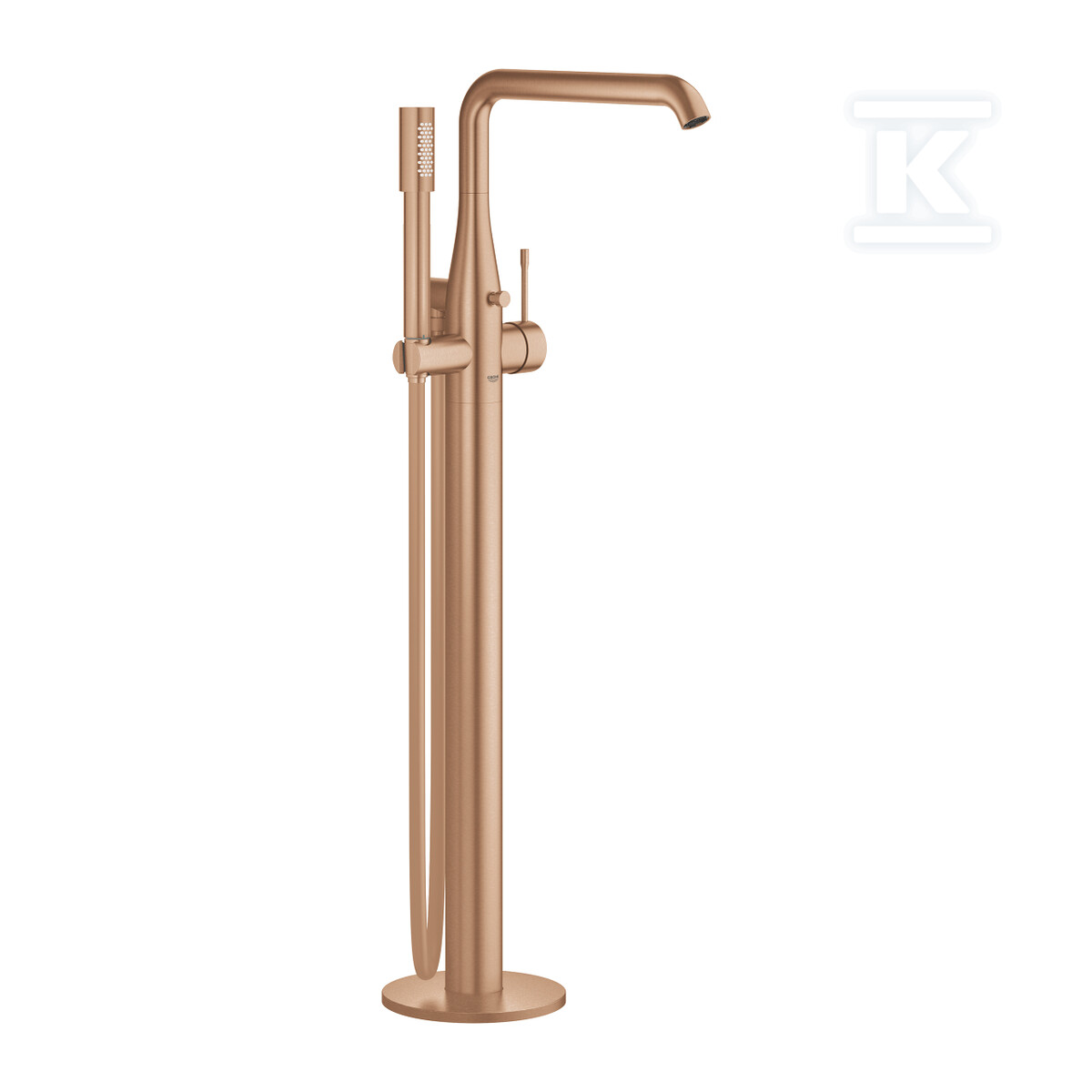 Essence New Wolnostojąca bateria wannowa z zestawem prysznicowym, Brushed WarmSunset 25248DL1 - obrazek 1