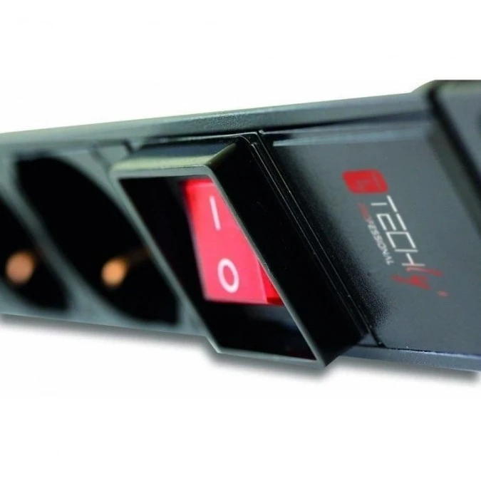 Listwa zasilająca RACK 1U 12x GNIAZDO C13 Wtyk C20 DO UPS I‑CASE STRIP‑12C - obrazek 2