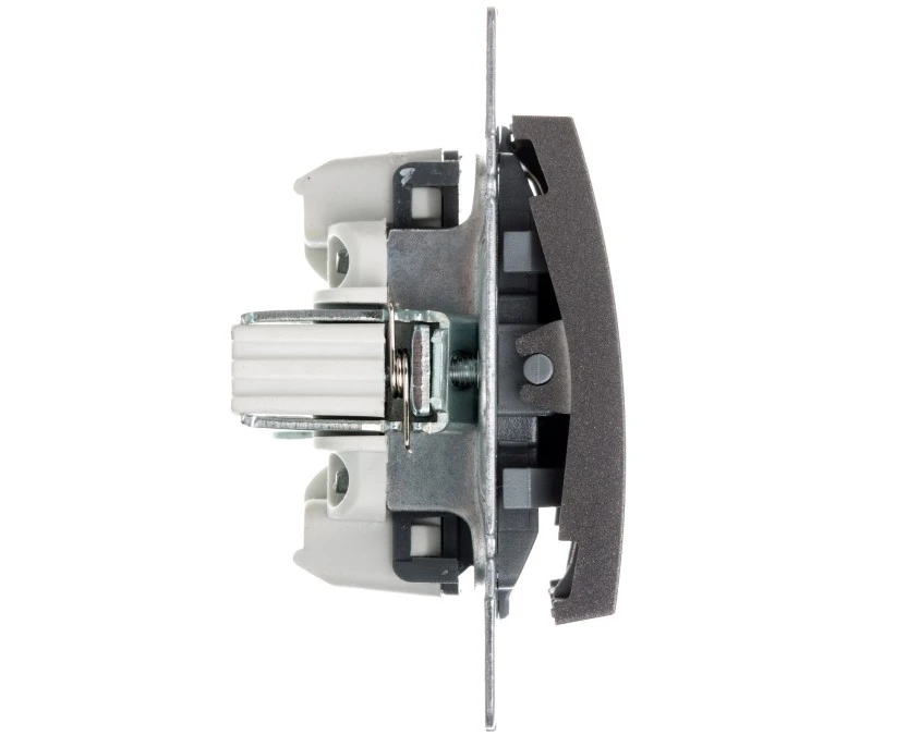 LOGI Łącznik żaluzjowy śrubowy 10AX 250V grafit 021100141 25255 - obrazek 3