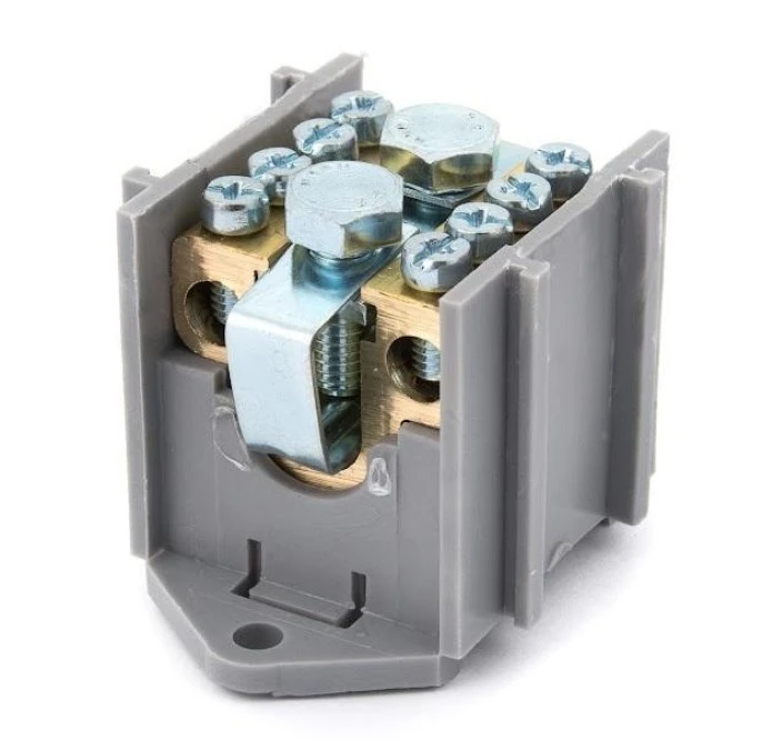 Listwa zaciskowa odgałęźnik WLZ 1 x 70mm2 + 4 x 25mm2 Szary WLZ‑70/4x25/SZ - obrazek 1