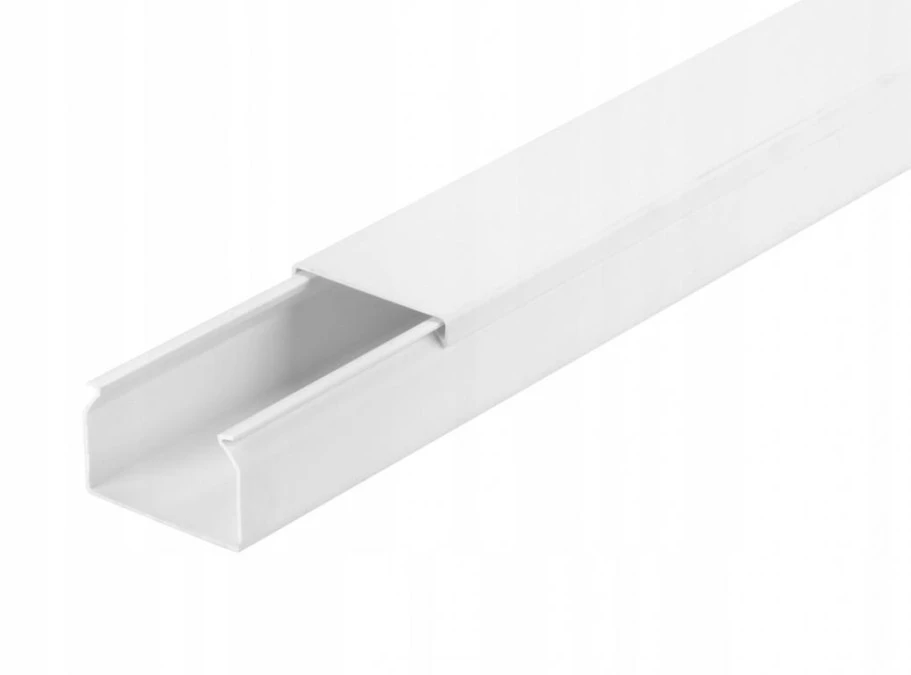 Listwa elektroinstalacyjna kanał kablowy STANDARD BKK 40x25mm korytko z pokrywą / 1 m / - obrazek 1