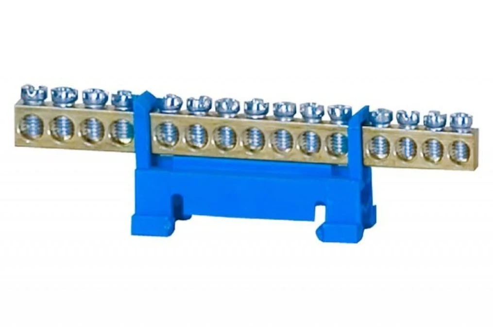 Listwa ochronna 15‑modułowa 15x16mm2 niska podstawa ‑ niebieska