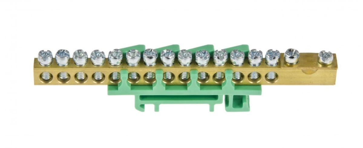 Listwa Zaciskowa 14x16 mm2,1x35mm2 ‑ Zielona ENE‑00541 - obrazek 2