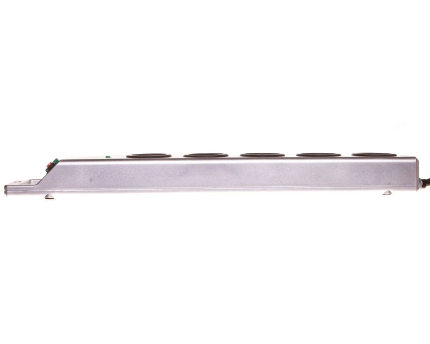 Listwa zasilająca przeciwprzepieciowa Super‑Solid 4500A 2,5m 5 gniazd srebrny H05VV‑F 3G1,5 1153344315 - obrazek 2