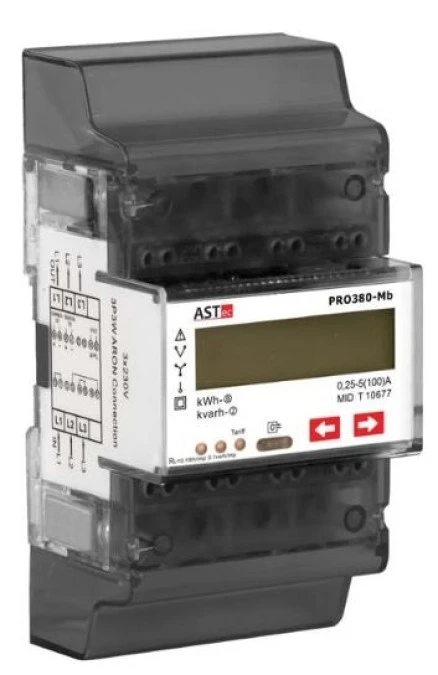Licznik energii PRO380‑S pomiar bezpośredni 100A, MID DMM‑PRO380s‑00100 - obrazek 1