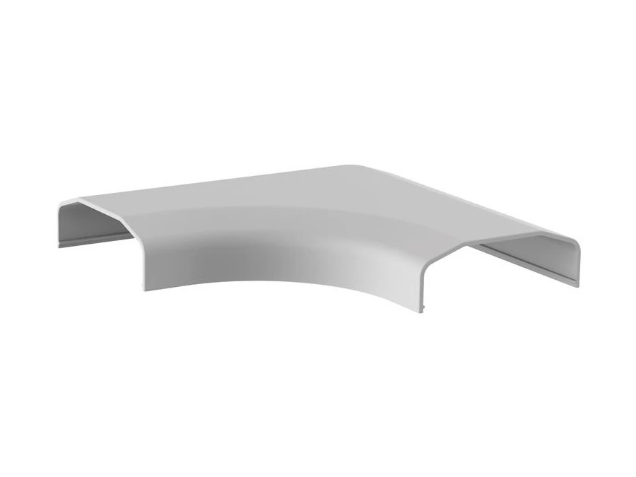 Listwa maskująca do kabli narożna Maclean MC‑697 W 127x127x21,5 mm plastik systemowa MC‑697 - obrazek 1