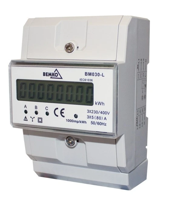 Licznik energii 3‑fazowy 5‑80A A30‑BM030‑L (Wskaźnik) - obrazek 1