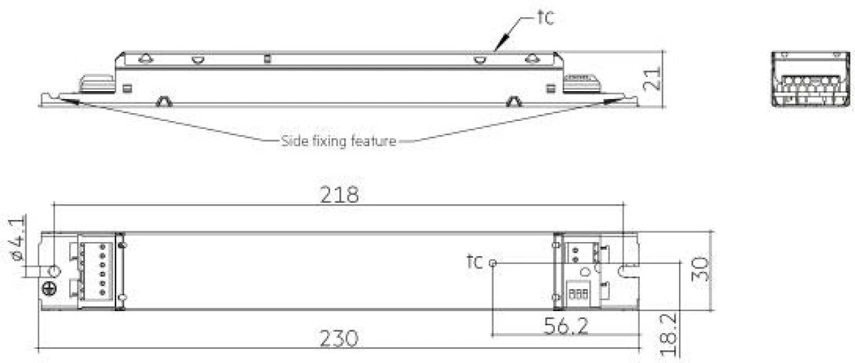 LC 50W 150‑500mA 230V DA lp SNC4 Zasilacz LED liniowy stałoprądowy ściemnialny ESSENCE TRIDONIC ‑ 87501205 - obrazek 2