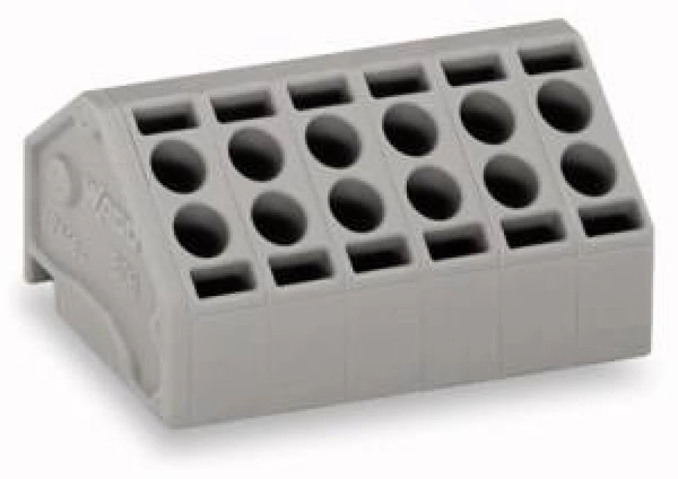 Listwa nasadzana do płytek drukowanych 10‑biegunowa szara raster 5mm 806‑110 /80szt./