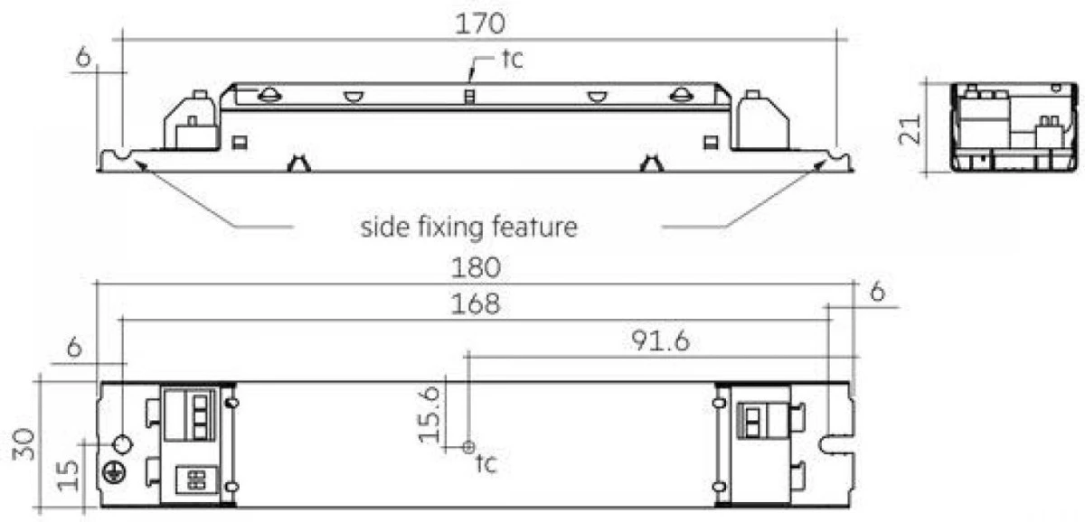 LC 19W 200‑350mA 54 flexC lp SNC4 Zasilacz LED liniowy stałoprądowy nieściemnialny ESSENCE TRIDONIC 28004120 - obrazek 3