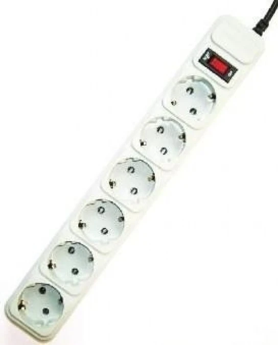 Listwa zasilająca ENERGENIE SPG6‑B‑6C (1,8m kolor szary) - obrazek 1