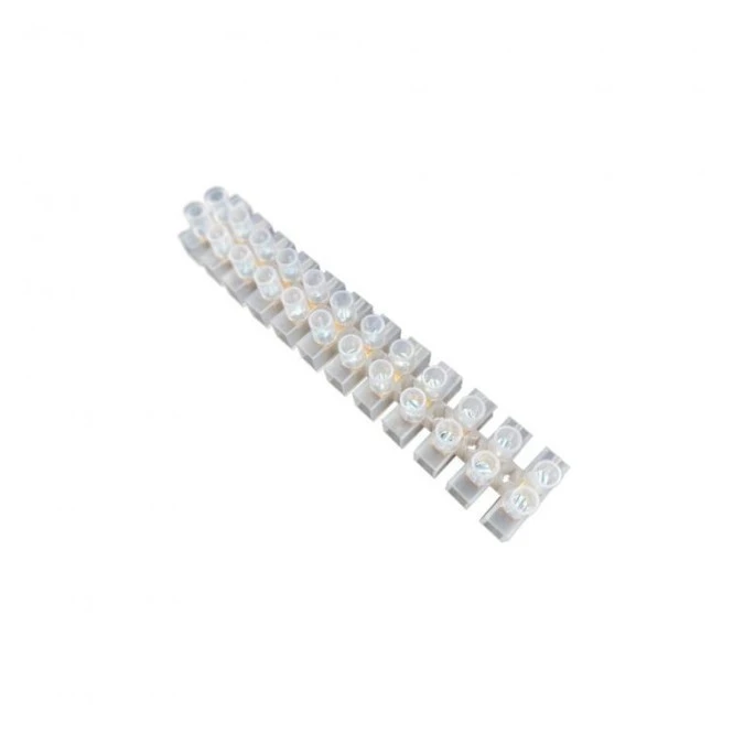 Listwa zaciskowa LTF 12‑torowa do 4mm² 3A biała HOROZ 10szt. - obrazek 2
