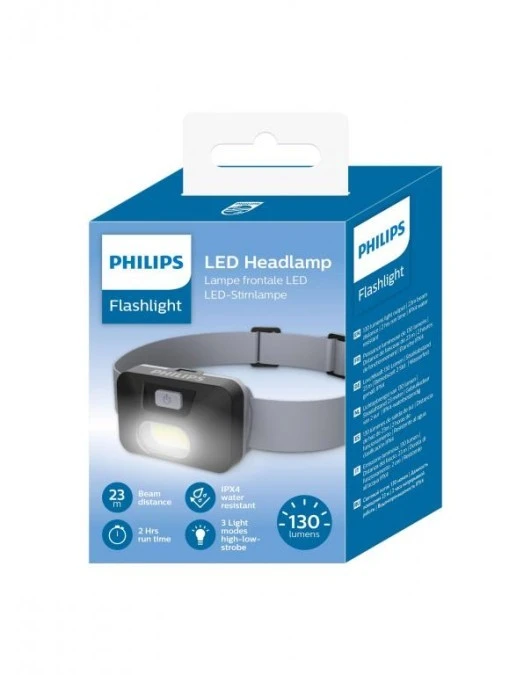 Latarka czołowa Philips 130lm światło czerwone SFL1000H - obrazek 2