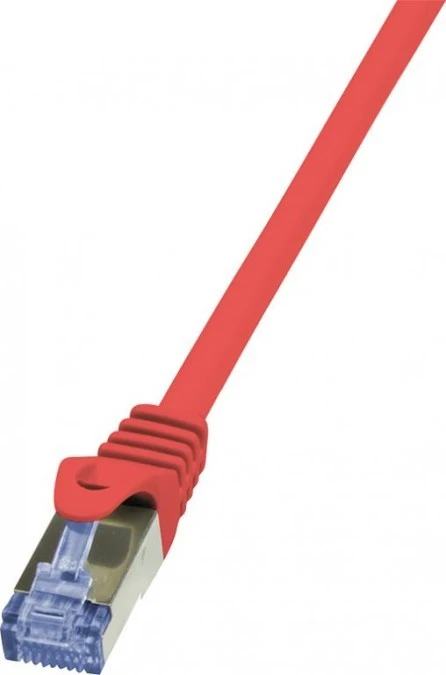 LogiLink Patchcord S/FTP czerwony kat.6A LSZH 2,0m. - obrazek 1