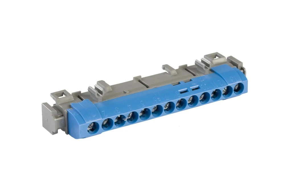 Listwa przyłączeniowa 13‑otworów niebieska IP2xN13 004844 - obrazek 1