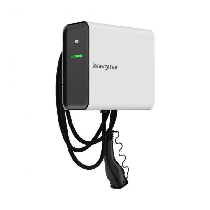 LENERGIZEE BUSINESS OCPP 22kW kabel 5m biały mat RAL9016 - obrazek 2