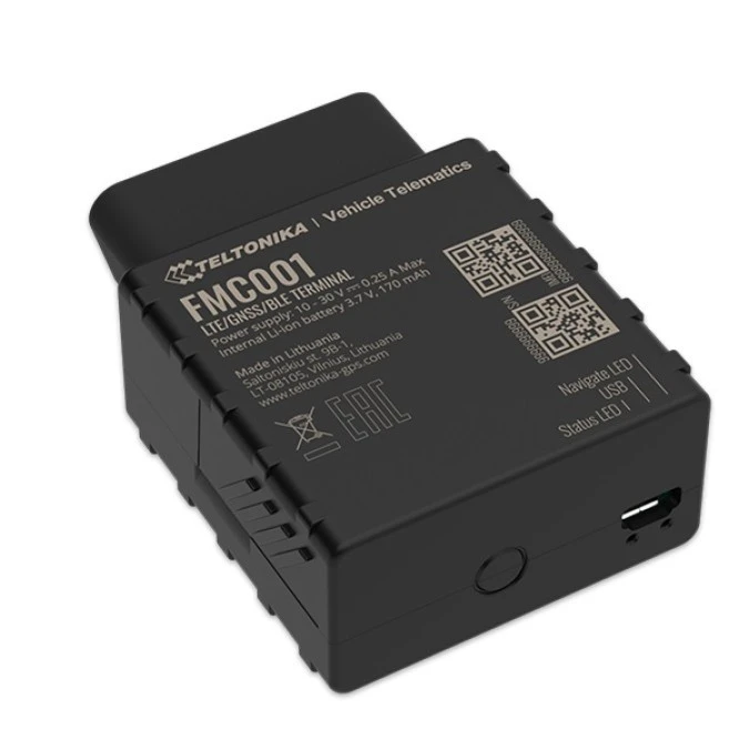 Lokalizator GPS Złącze OBDII, Plug and Play, GPS, LTE Cat.1, Bluetooth LE Teltonika FMC001