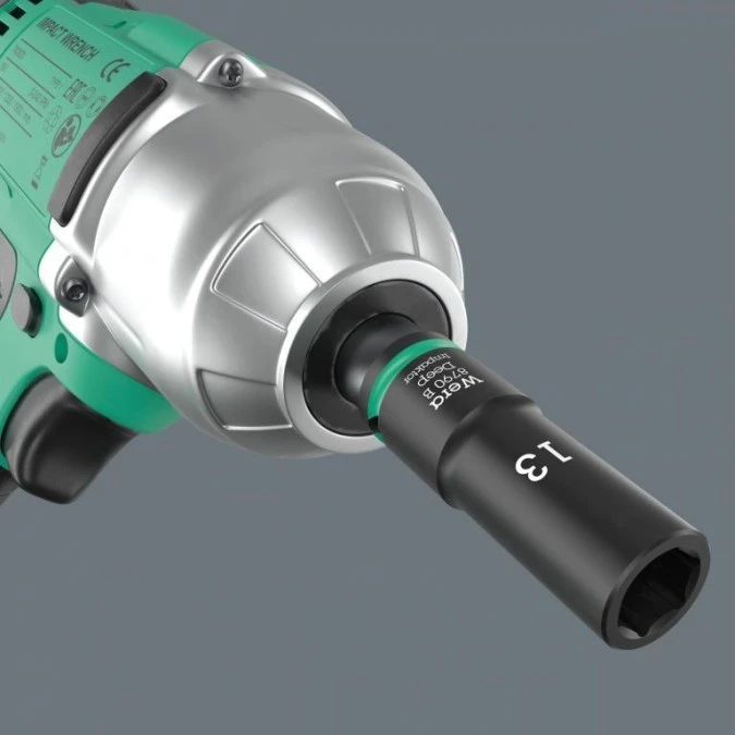 Listwa magnetyczna 9660 B Impaktor Deep 1 z zestawem kluczy nasadowych, 3/8, 10 części, WERA 05005590001 - obrazek 3