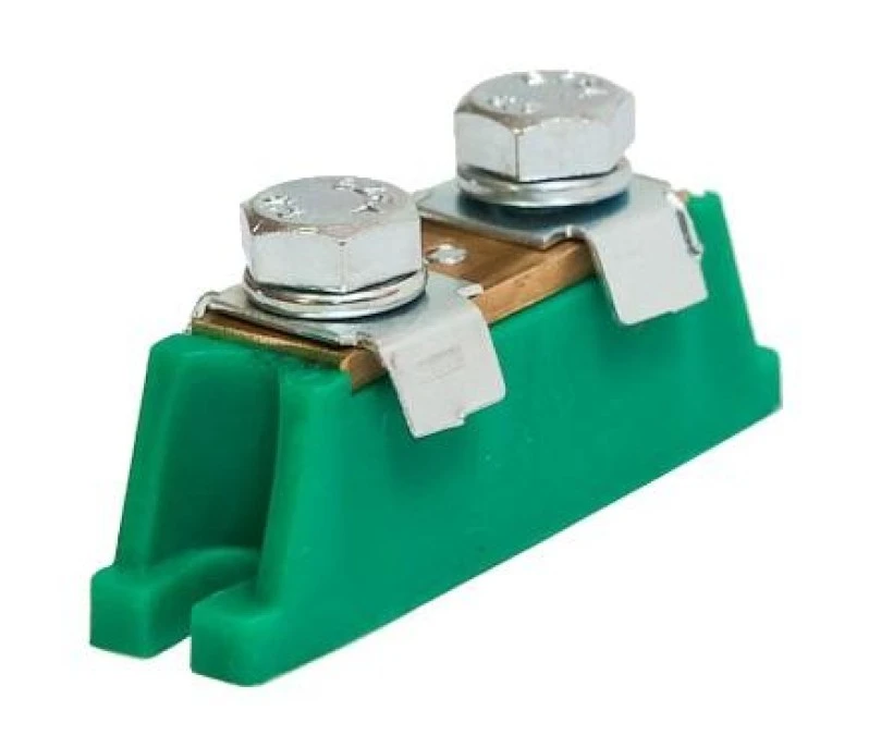 Listwa zaciskowa zacisk ZZO 2 x M8 zielony ZZO/Z - obrazek 1