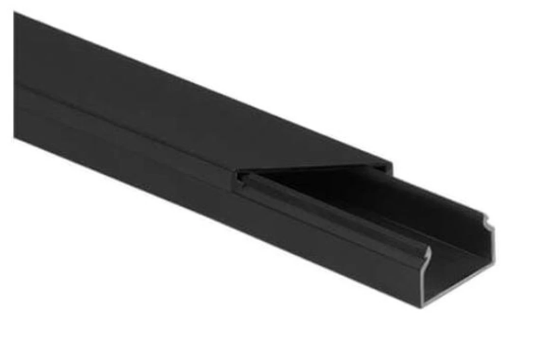 Listwa elektroinstalacyjna kpl. CZARNY CLS 25x16 2m (PACZKA 10zt.) - obrazek 1