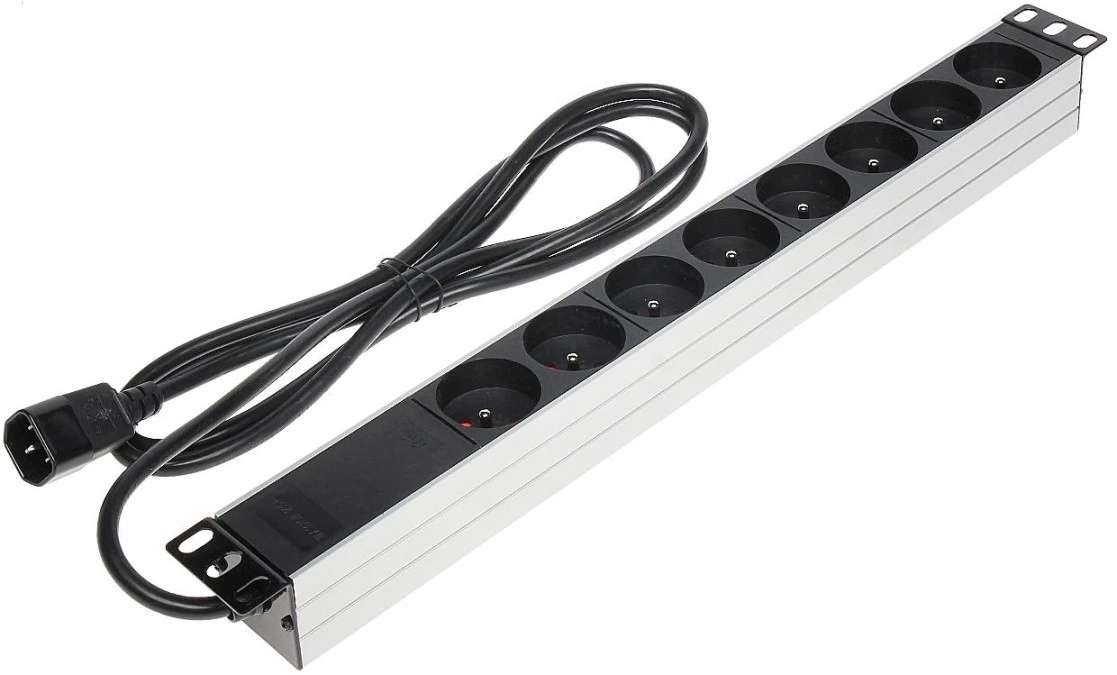 Listwa zasilająca RACK 19cali PD‑8/RACK/IEC - obrazek 1