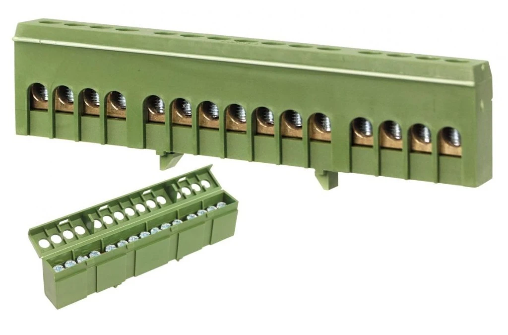 Listwa zaciskowa 15‑polowa 1‑16mm2 zielona LZMI‑G15 - obrazek 3