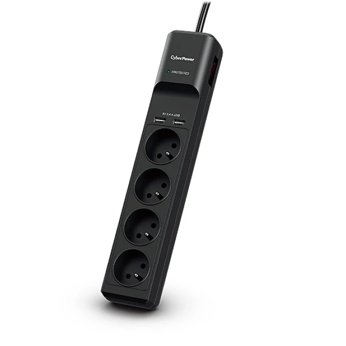 Listwa przeciwprzepięciowa CyberPower P0420SUD0‑FR