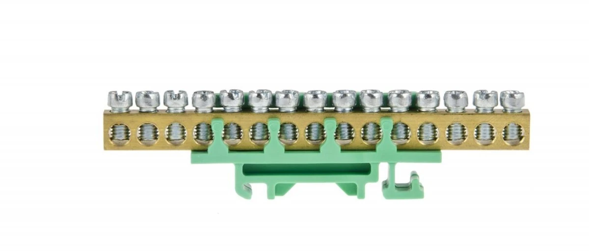 Listwa Zaciskowa 15x16 mm2‑Zielona ENE‑00549 - obrazek 1