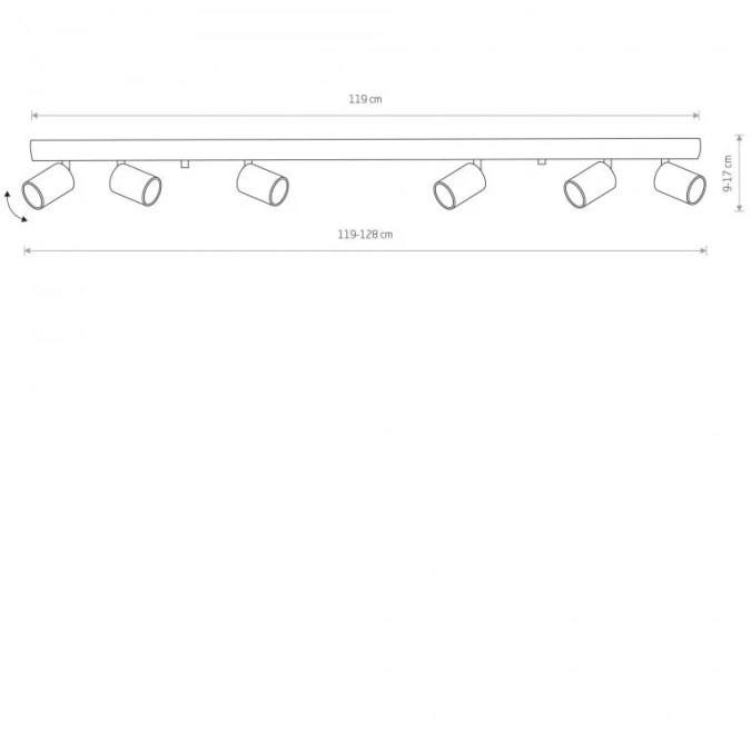 LISTWA EYE SPOT BRASS 8819 Nowodvorski - obrazek 2