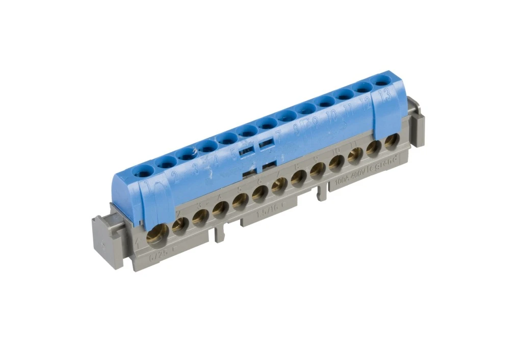 Listwa przyłączeniowa 13‑otworów niebieska IP2xN13 004844 - obrazek 2