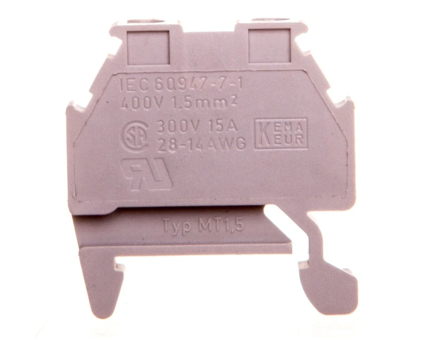 Listwa zaciskowa przepustowa 2‑przewodowa 0,2‑6mm2 niebieska MT 1,5 3100305 /50szt./ - obrazek 1