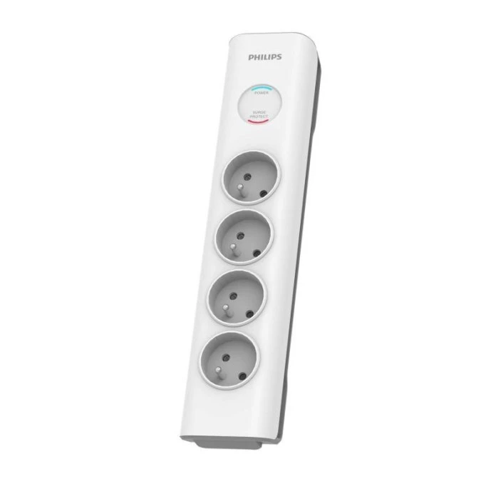 Listwa zasilająca przepięciowa biała Philips SPN7040WA/60 - obrazek 1