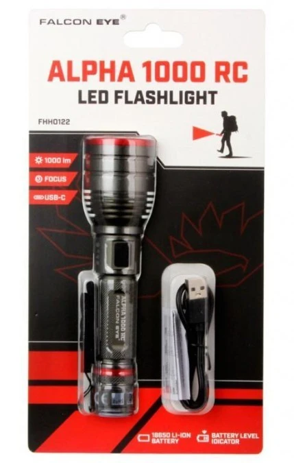 Latarka Falcon Eye Alpha 1000 RC USB‑C FHH0122 - obrazek 2
