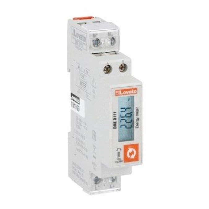 Licznik energii elektrycznej 1‑fazowej, podłączenie bezpośrednie, 40A, interfejs RS‑485 DMED111 - obrazek 1