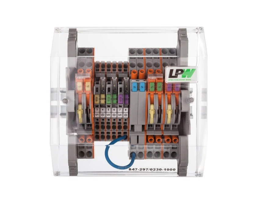 Listwa pomiarowa LPW 14‑torowa 230V AC równoległa 847‑297/230‑1000 - obrazek 1