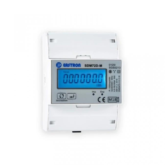 Licznik energii 3‑fazowy EASTRON SDM72D‑M Modbus V2 MID