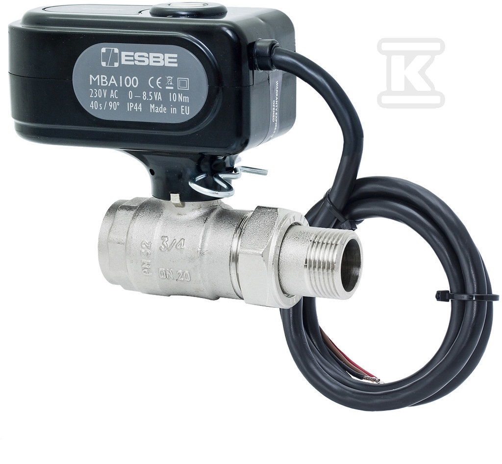 Zawory kulowe ESBE MBA124 G 1" MF 230VAC 2-P 10NM 43100500 - obrazek 1
