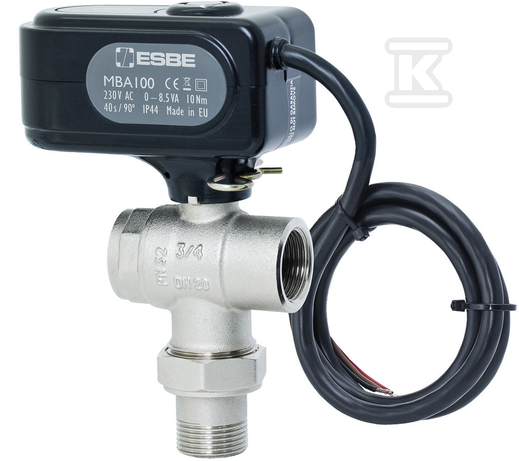 Zawory kulowe ESBE MBA135 G 1" FFM 230VAC 2-P 10NM 43102200 - obrazek 1