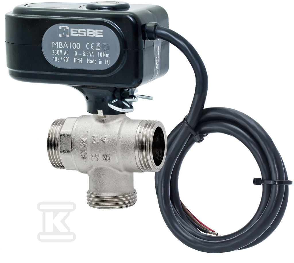 Zawory kulowe ESBE MBA132 G 1" MMM 230VAC 2-P 10NM 43102500 - obrazek 1