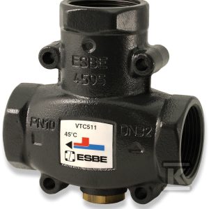 Zawór temperaturowy VTC511, dn25, KVS 9, 1 cal gw,temp. 60oc 51020300 Zawór temperaturowy VTC511, dn25, KVS 9, 1 cal gw,temp. 60oc 51020300