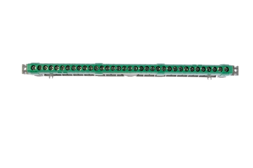 Listwa przyłączeniowa 35‑otworów zielona IP2xZ35 004838 - obrazek 1